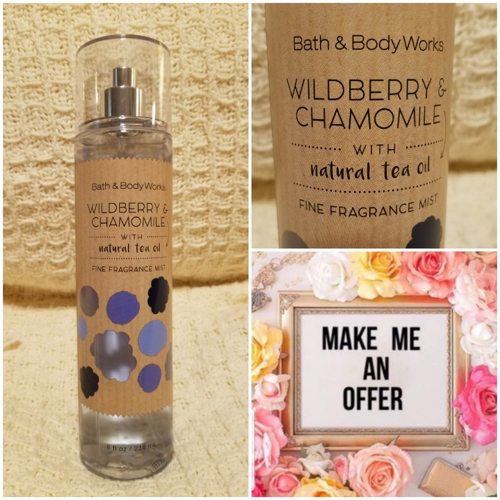 Bath and Body Works WildBerry and Chamomile With natural tea oilFine Fragran
